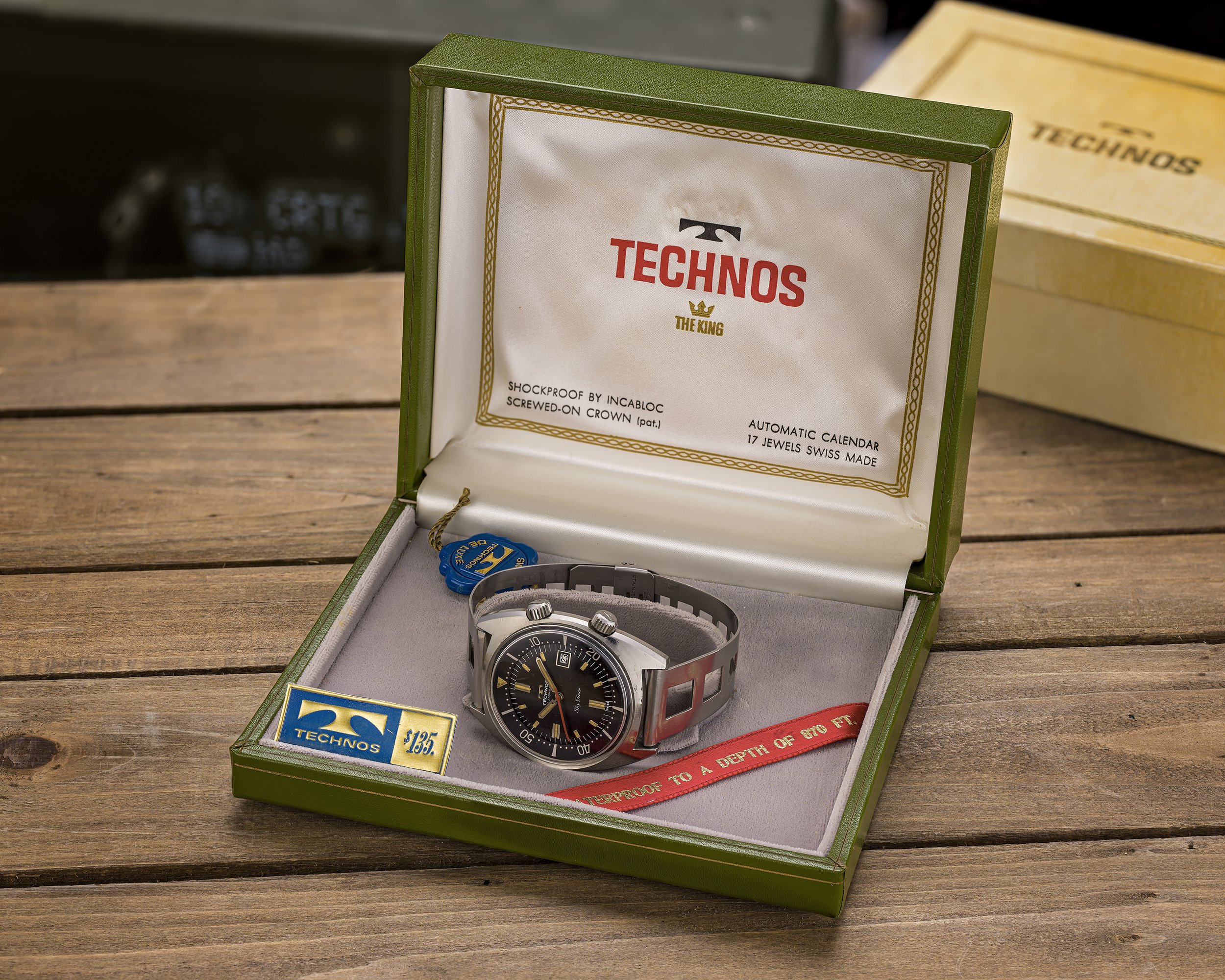 TECHNOS, STAINLESS STEEL SUPER COMPRESSOR 'SKY DIVER', REF. 1341 — Brian LaViolette Scholarship Foundation TECHNOS, STAINLESS STEEL SUPER COMPRESSOR 'SKY DIVER', REF. 1341 — Brian LaViolette Scholarship Foundation